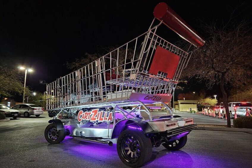 Giant Shopping Cart Limo Ride in Las Vegas