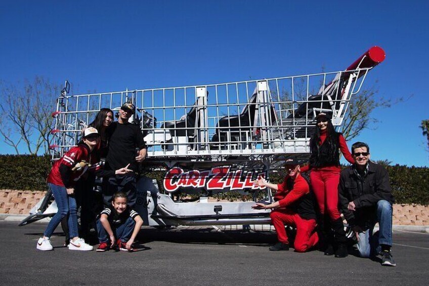 Giant Shopping Cart Limo Ride in Las Vegas