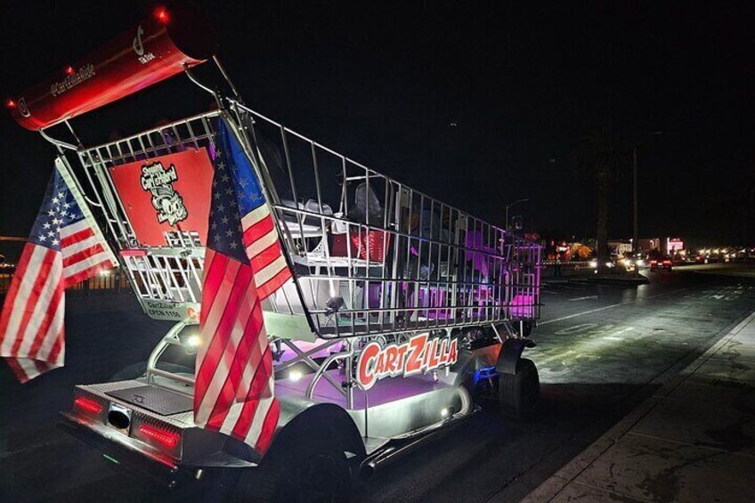 Giant Shopping Cart Limo Ride in Las Vegas