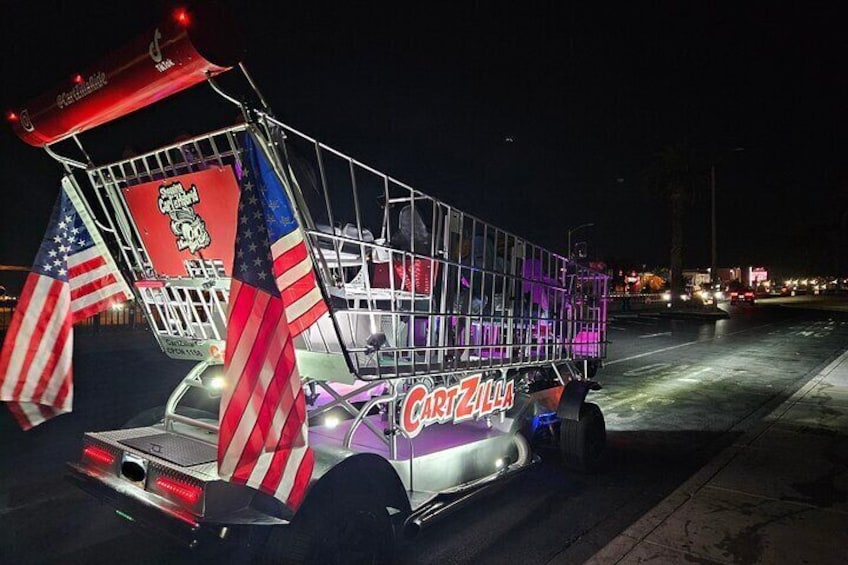 Giant Shopping Cart Limo Ride in Las Vegas