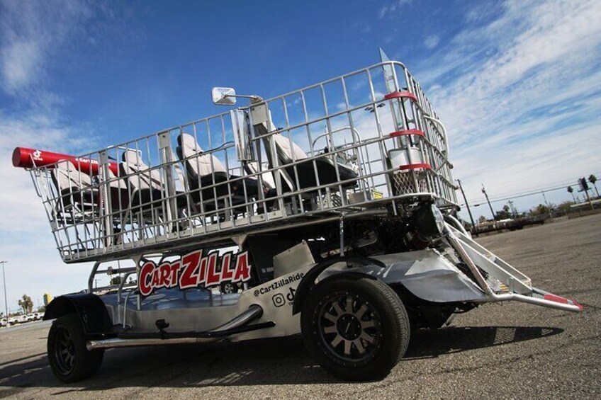 Giant Shopping Cart Limo Ride in Las Vegas