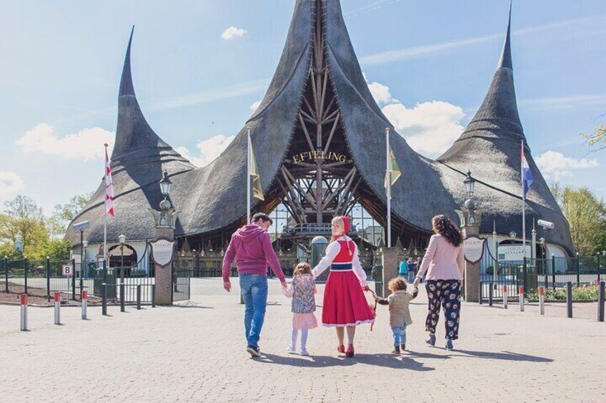 Little Red Riding Hood at the Entrance