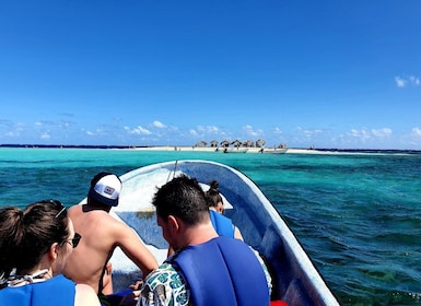 Tour privato dell'Isola Paradiso +Snorkeling + Santuario delle Lamantini