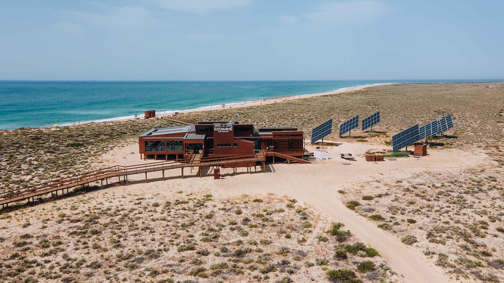 Picture 1 for Activity From Faro: Catamaran Boat Trip to Deserta Island with Stop