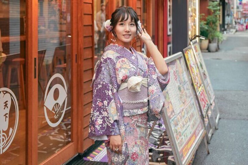 Kimono rental 1day plan