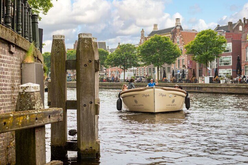 Haarlem Open Canal Tour with a real live guide