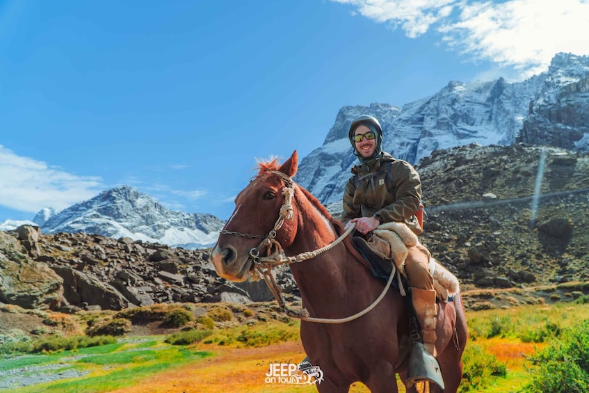 Picture 1 for Activity Horseback riding in the middle of Los Andes with Chilean BBQ