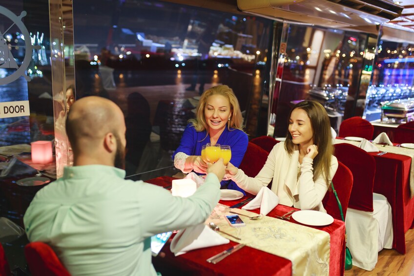 Dubai Canal Dhow Cruise Dinner