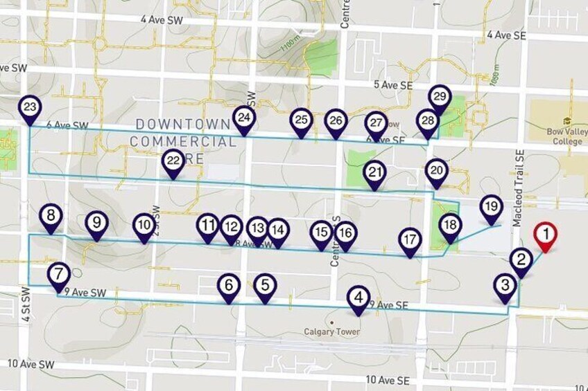 Downtown Calgary a Smartphone Audio Walking Tour