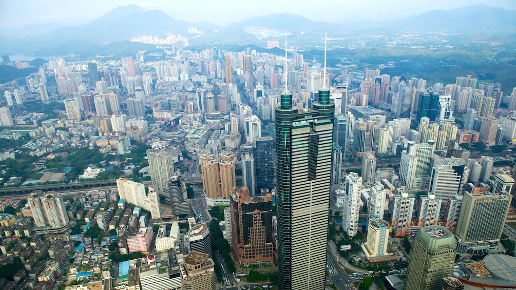 Show item 5 of 5. Aerial view of Shenzhen