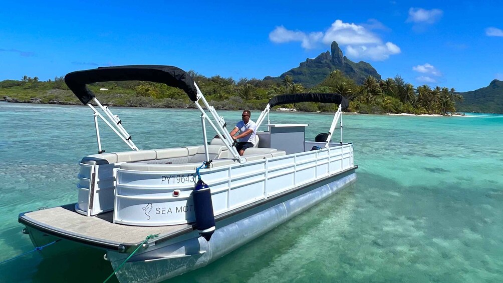 Picture 1 for Activity Bora Bora Private Lagoon Tour on a Prestigious Pontoon Boat