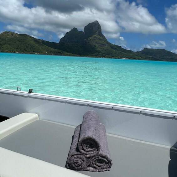 Picture 6 for Activity Bora Bora Private Lagoon Tour on a Prestigious Pontoon Boat