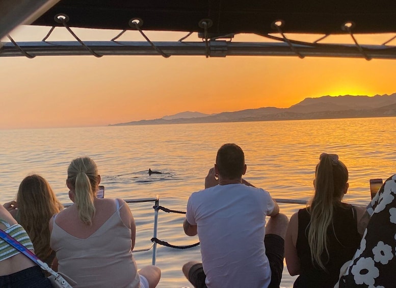 Fuengirola: Sunset Boat Tour with a Drink