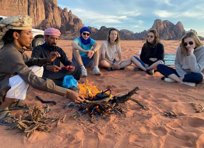 Wadi rum,full day with meals and camping