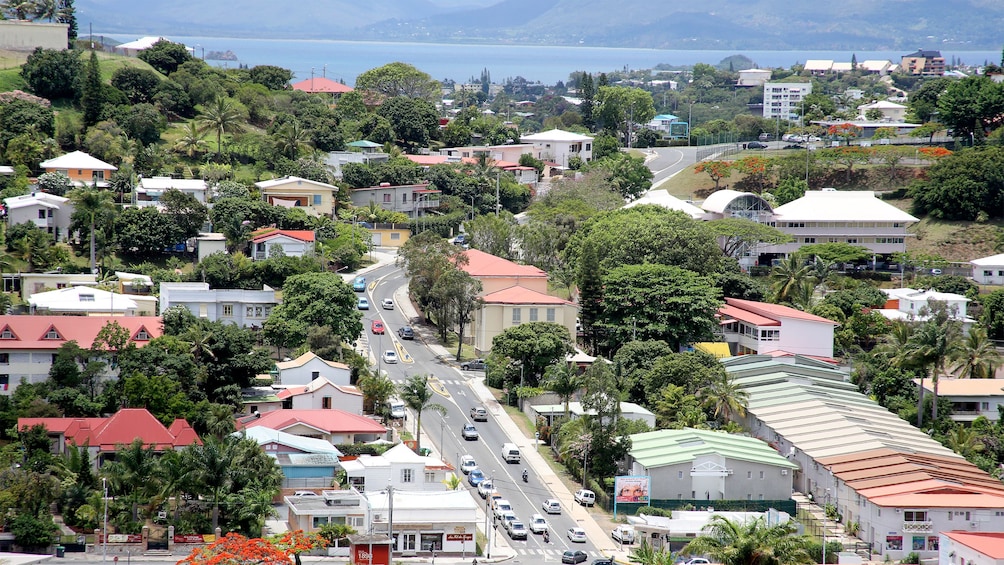 Aerial view on the Guided City Tour Of Noumea
