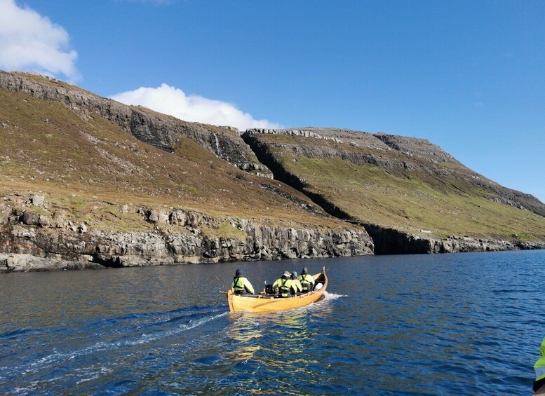 Picture 2 for Activity Árnafjørður: Guided Boat Tour with Fishing