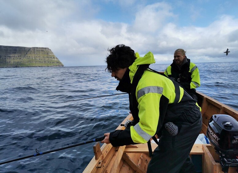 Picture 7 for Activity Árnafjørður: Guided Boat Tour with Fishing