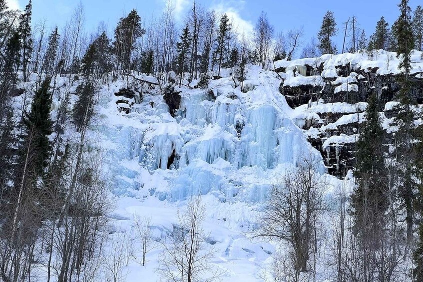 Picture 4 for Activity Rovaniemi: Korouoma Canyon & Frozen Waterfalls Tour with BBQ