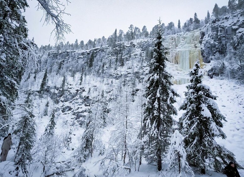 Picture 8 for Activity Rovaniemi: Korouoma Canyon & Frozen Waterfalls Tour with BBQ