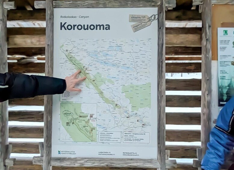Picture 13 for Activity Rovaniemi: Korouoma Canyon & Frozen Waterfalls Tour with BBQ