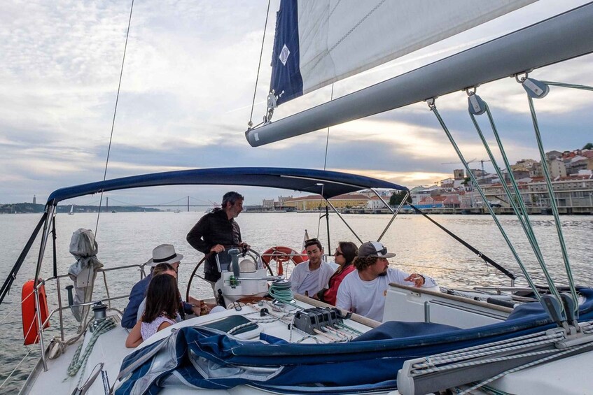 Picture 6 for Activity Lisbon: Private Sunset Sailing Tour with drinks