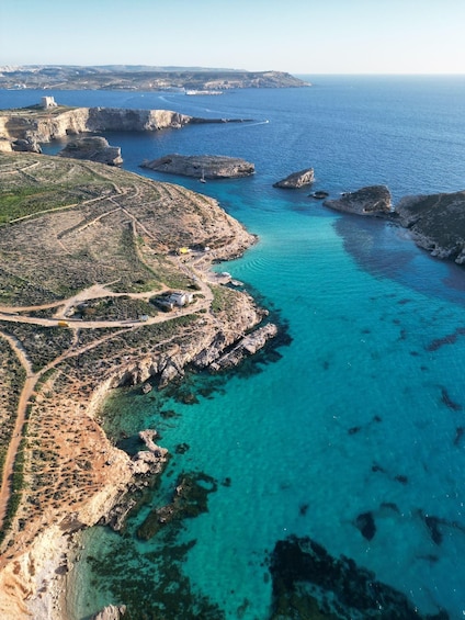 Picture 4 for Activity Sliema: Comino Blue Lagoon Powerboat Tour with Comino Caves