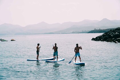 Puerto del Carmen: SUP Stand-Up Paddle les met instrukteur