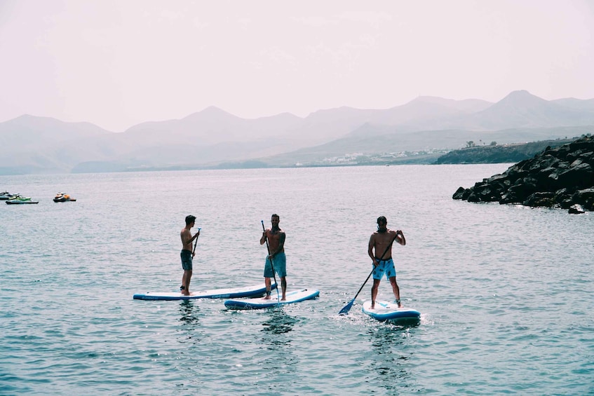 Puerto del Carmen: SUP Stand-Up Paddle class with insturctor