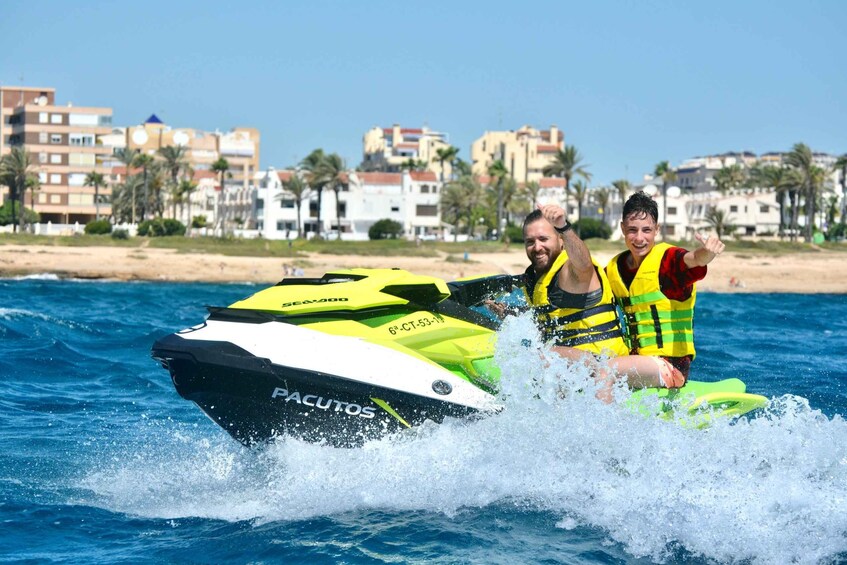 from Torrevieja: Jet ski tour without a license.