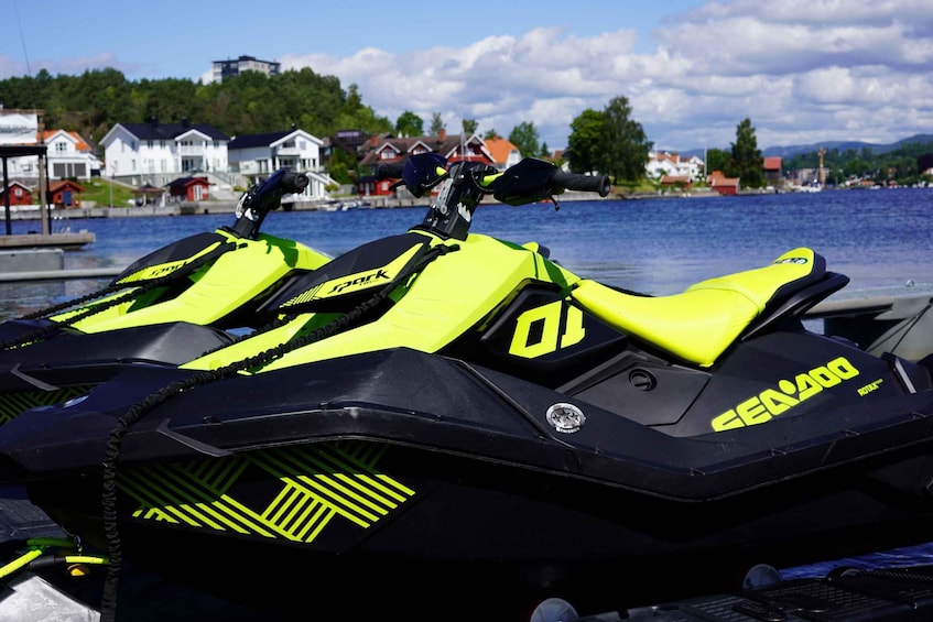 Picture 1 for Activity Porsgrunn: Self-Service Jetski Experience in the River