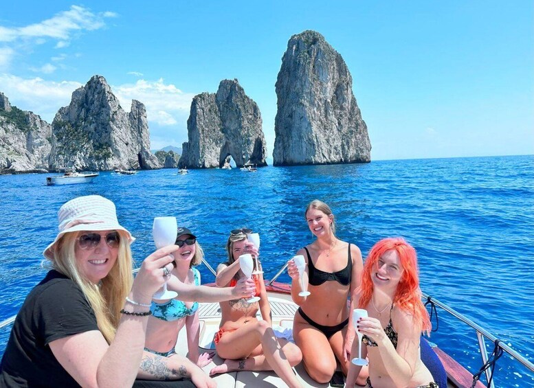 Picture 3 for Activity Discover Capri's Hidden Gems: Group Tour Boat Experience