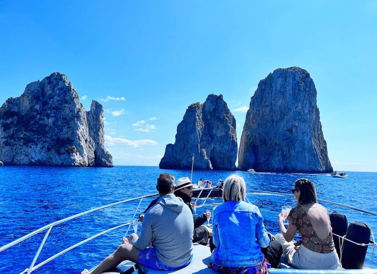 Discover Capri's Hidden Gems: Group Tour Boat Experience
