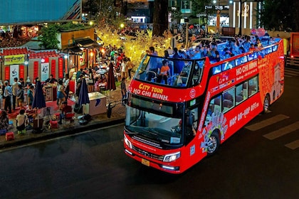 HoChiMinh City: 1Round bus tour -dinner on cruise by AnhViet