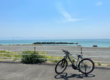 Shizuoka: puerto de Shimizu, recorrido en bicicleta eléctrica