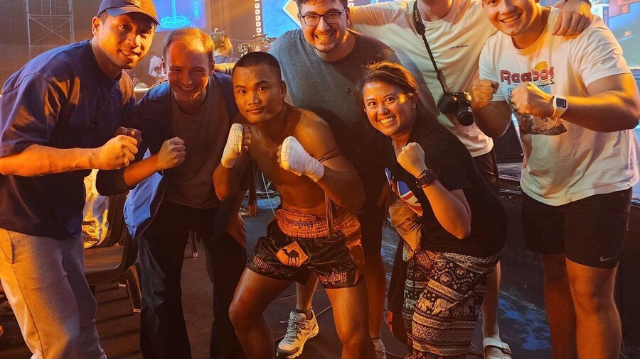 Phnom Penh:Kun Khmer Kickboxing Match at National TV Stadium