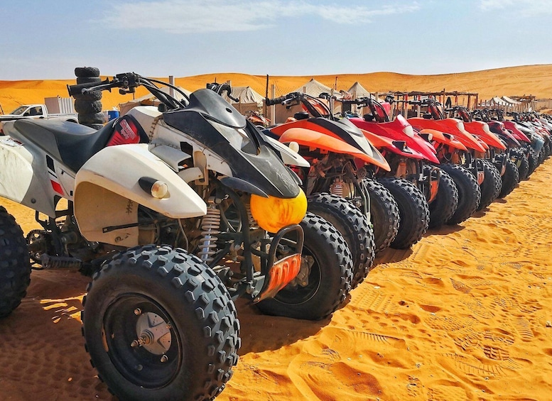 Picture 2 for Activity From Riyadh: Desert ATV Quad Bike Tour with Camel Ride