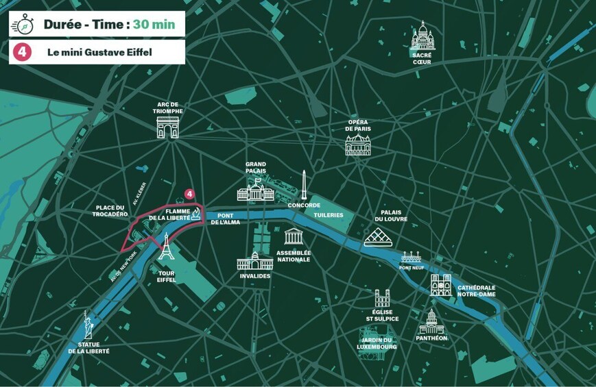 Picture 2 for Activity Paris : Private guided tour in Pedicab - Gustave Eiffel