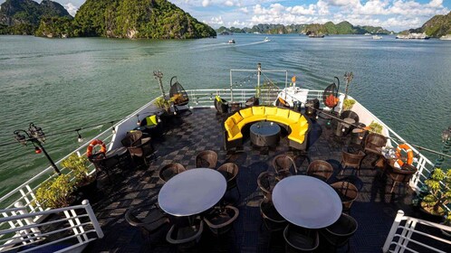 Nouveau 2 Jour 1 Nuit sur la croisière 5 Étoiles dans la baie d’Halong avec...