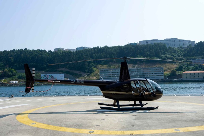 From Porto: City and Douro River Helicopter Sightseeing Tour