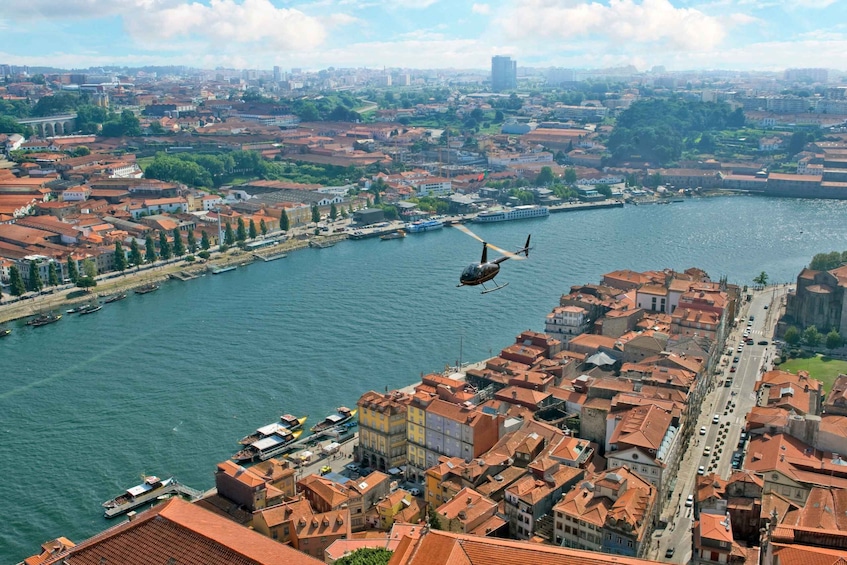 Picture 1 for Activity From Porto: City and Douro River Helicopter Sightseeing Tour
