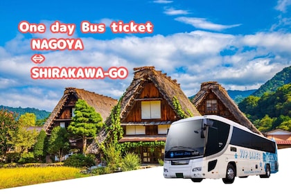 Shirakawa-go from Takayama/Nagoya One day Bus ticket