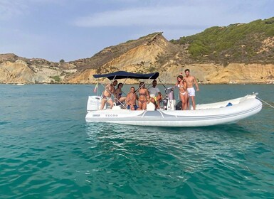 San Leone: half day Boat tour Scala dei Turchi with Skipper