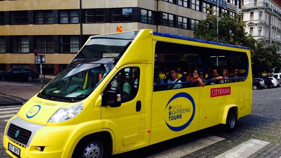 From Old Town: 2-Hour Prague Bus Tour with Top Sights