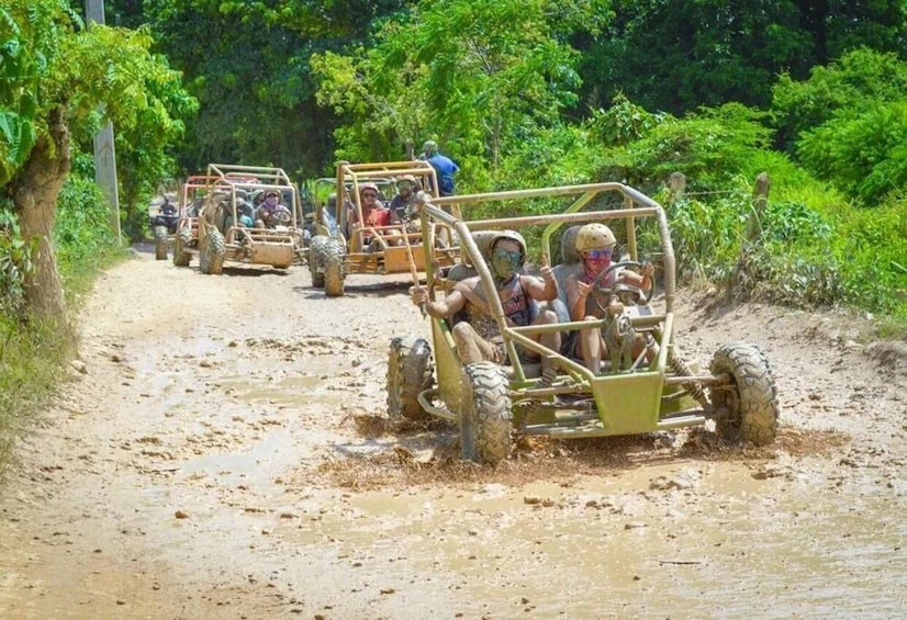 Extreme Dune Buggy Adventure in Macao Beach & Cenote