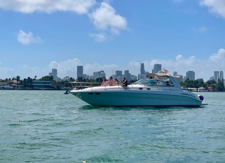 Picture 4 for Activity Miami Beach: Private Yacht Rental with Captain and Champagne