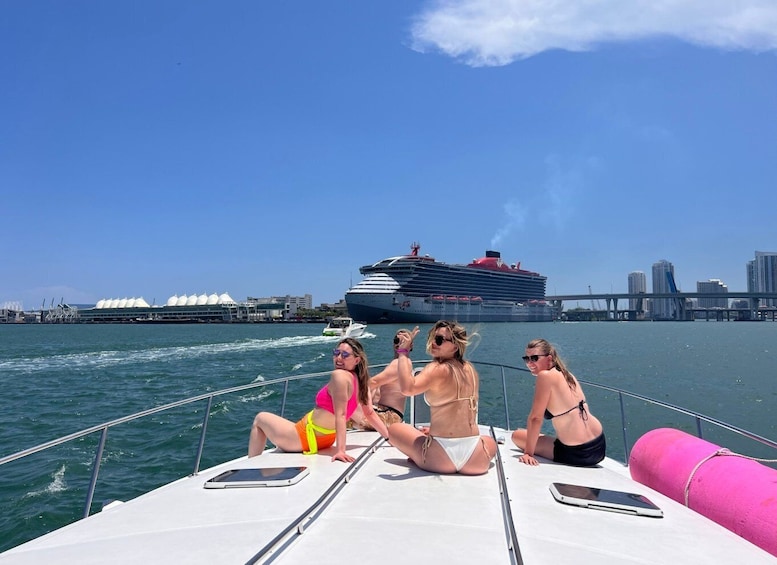 Picture 12 for Activity Miami Beach: Private Yacht Rental with Captain and Champagne