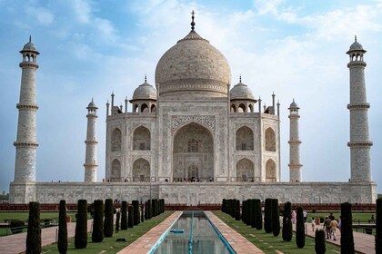 De Delhi : Nuit Agra Tour avec Taj Mahal au lever du soleil