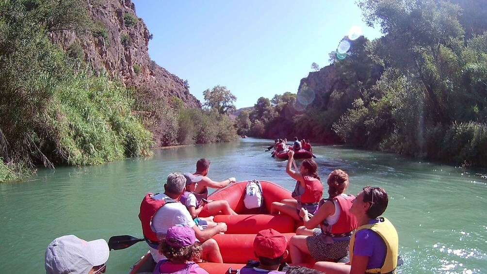 Picture 5 for Activity Calasparra: Almadenes Canyon Rafting Tour & Visit 3 Caves