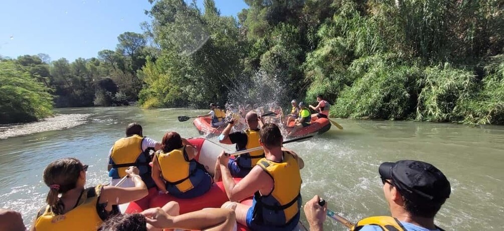 Picture 2 for Activity Calasparra: Almadenes Canyon Rafting Tour & Visit 3 Caves