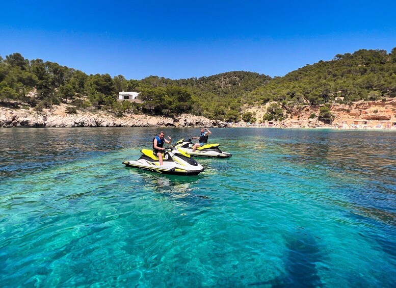 Picture 1 for Activity San Antonio: Cala Salada Jet Ski Tour (Price Per Jet Ski)